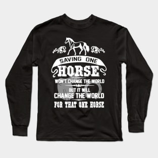 Save One Horses Long Sleeve T-Shirt